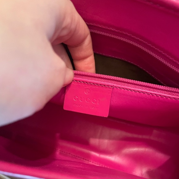 Rare Hot Pink Satin Jackie Bardot bag - Picture 5 of 8